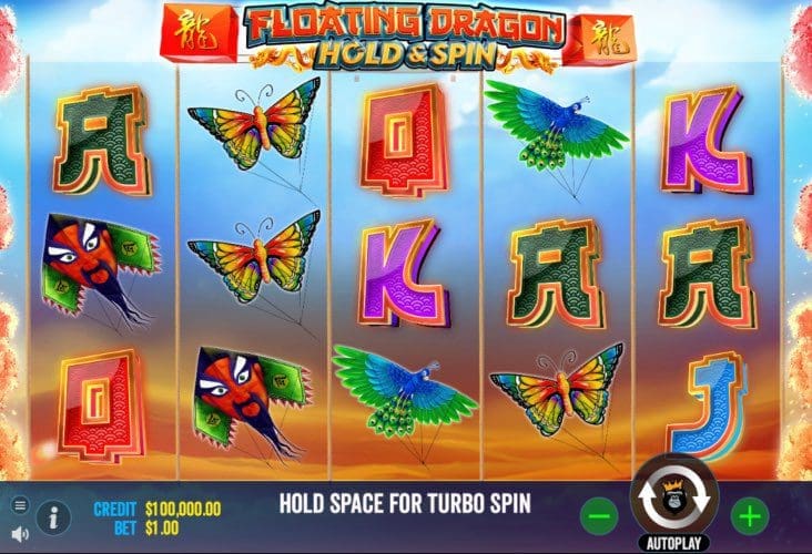 floating dragon spillemaskine