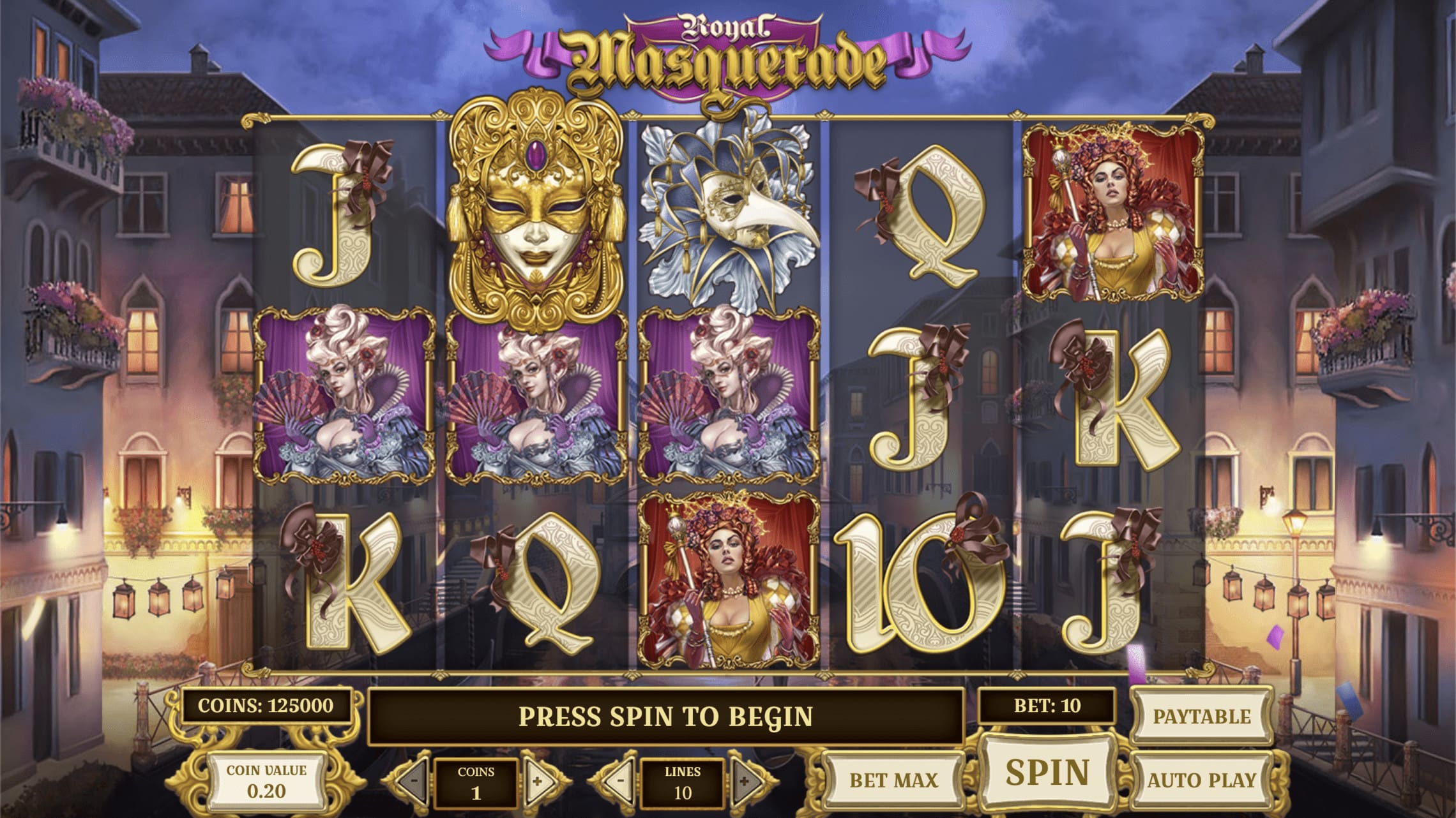 Royal Masquerade screenshot