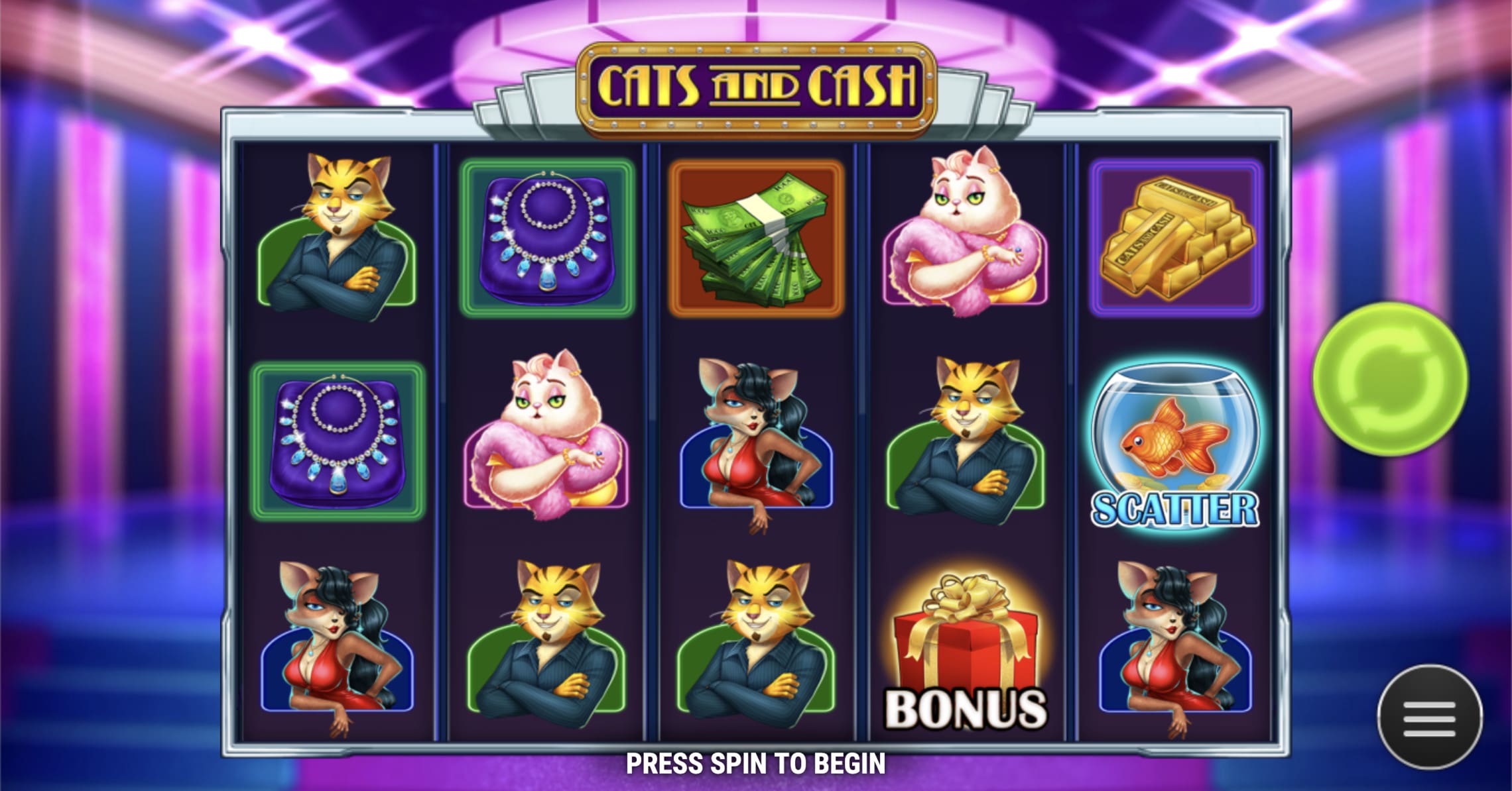 Cats and Cash screentshot