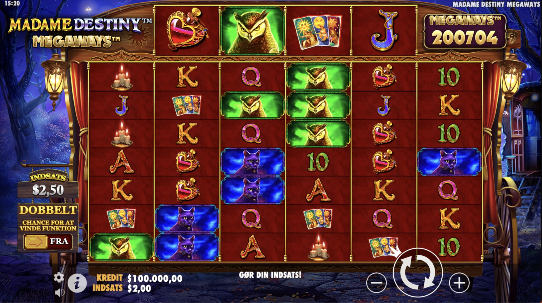 Madame Destiny Megaways