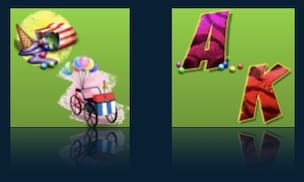 Pandamania low premium symboler