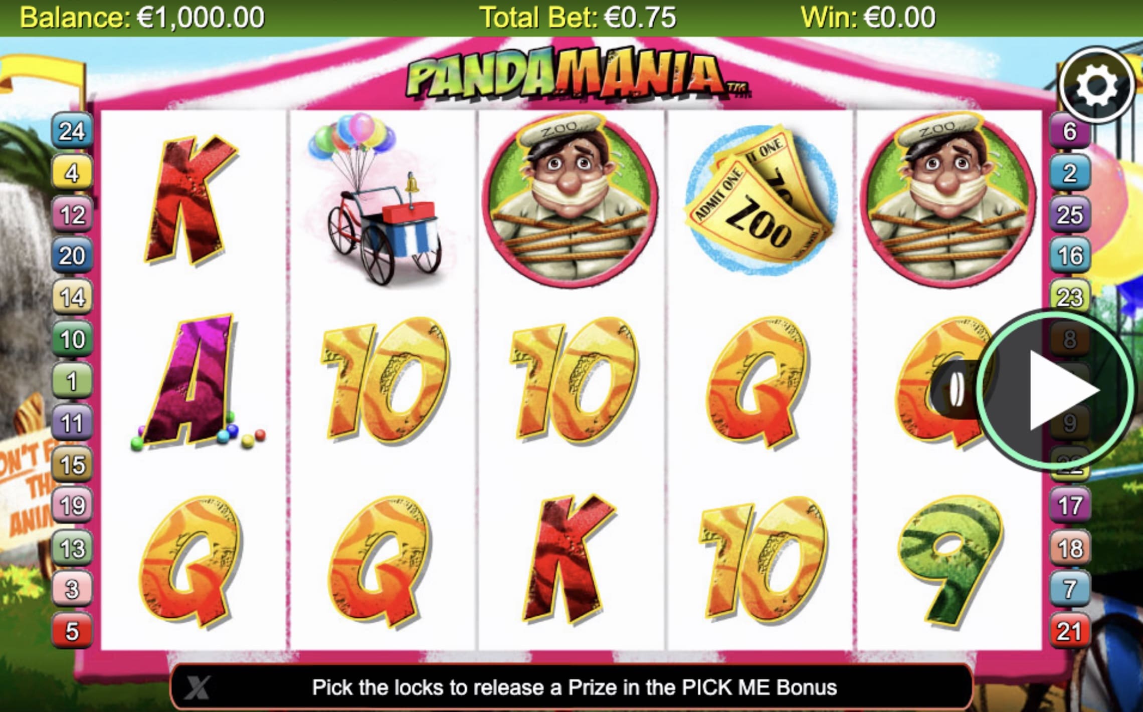 Pandamania screenshot