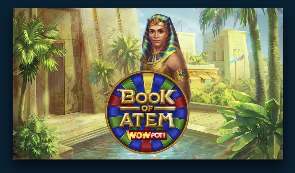 Book of Atem Wowpot fra Microgaming
